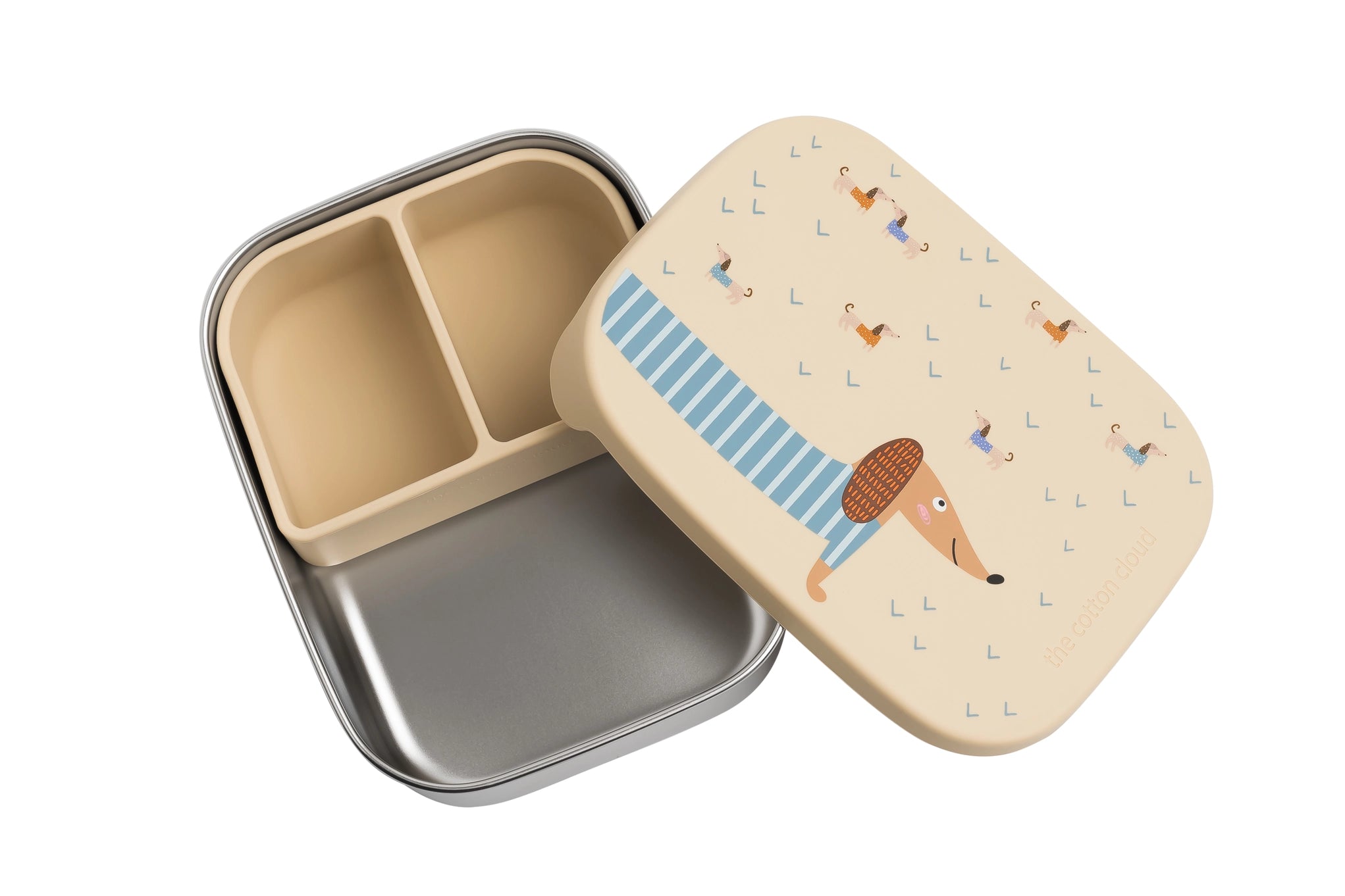 Lunchbox aus hochwertigem Edelstahl | Farbe: Dackel