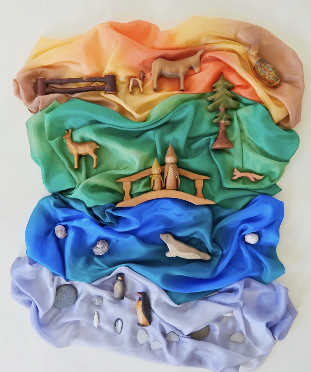 Mini Earth Playsilks - Farbe: Wüste