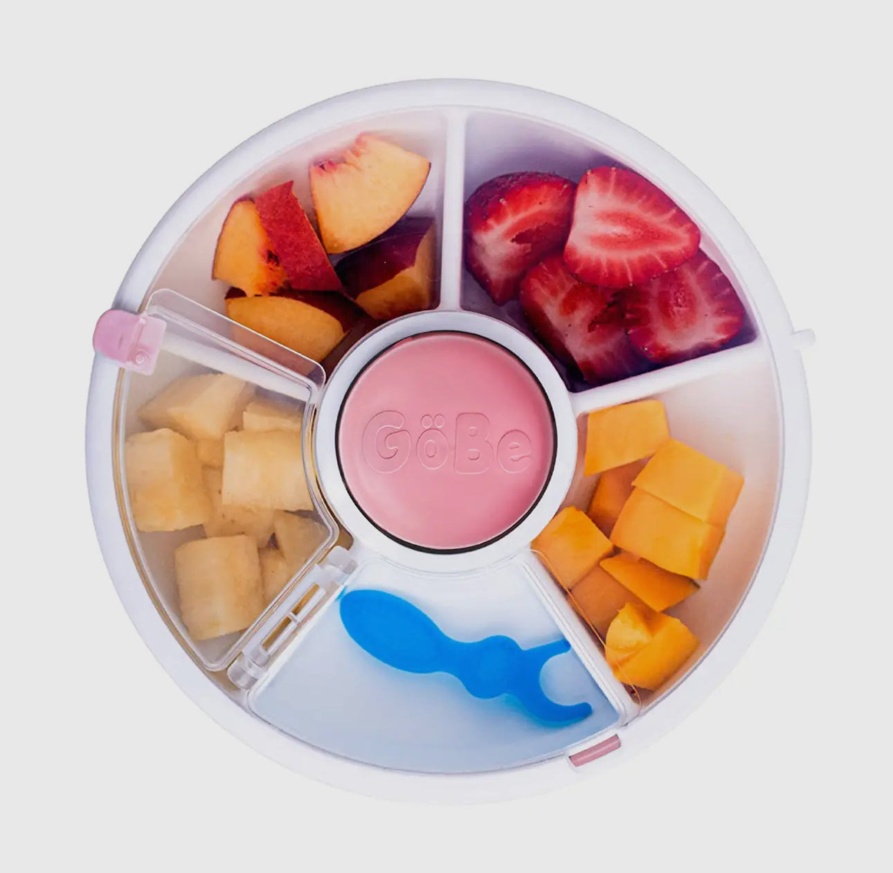 GöBe Lunchbox, Snack-Spinner | Farbe: Korallenrot