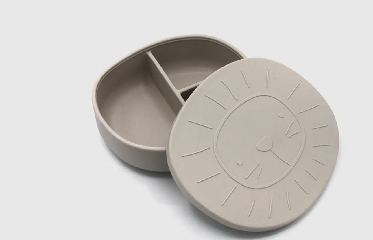 Lunchbox aus hochwertigem BPA-freiem Material, Motiv: Löwe Sand