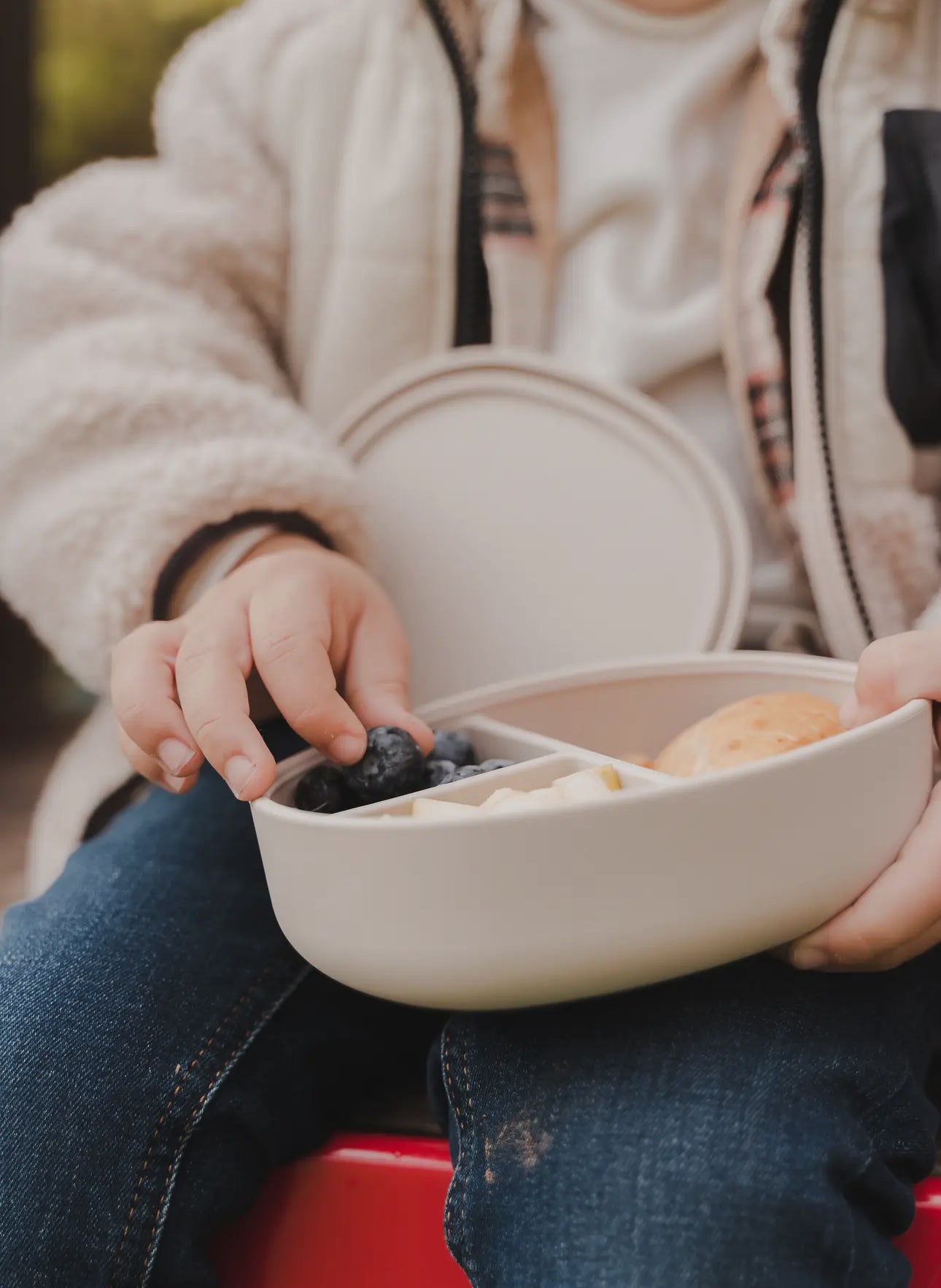 Lunchbox aus hochwertigem BPA-freiem Material, Motiv: Löwe Sand