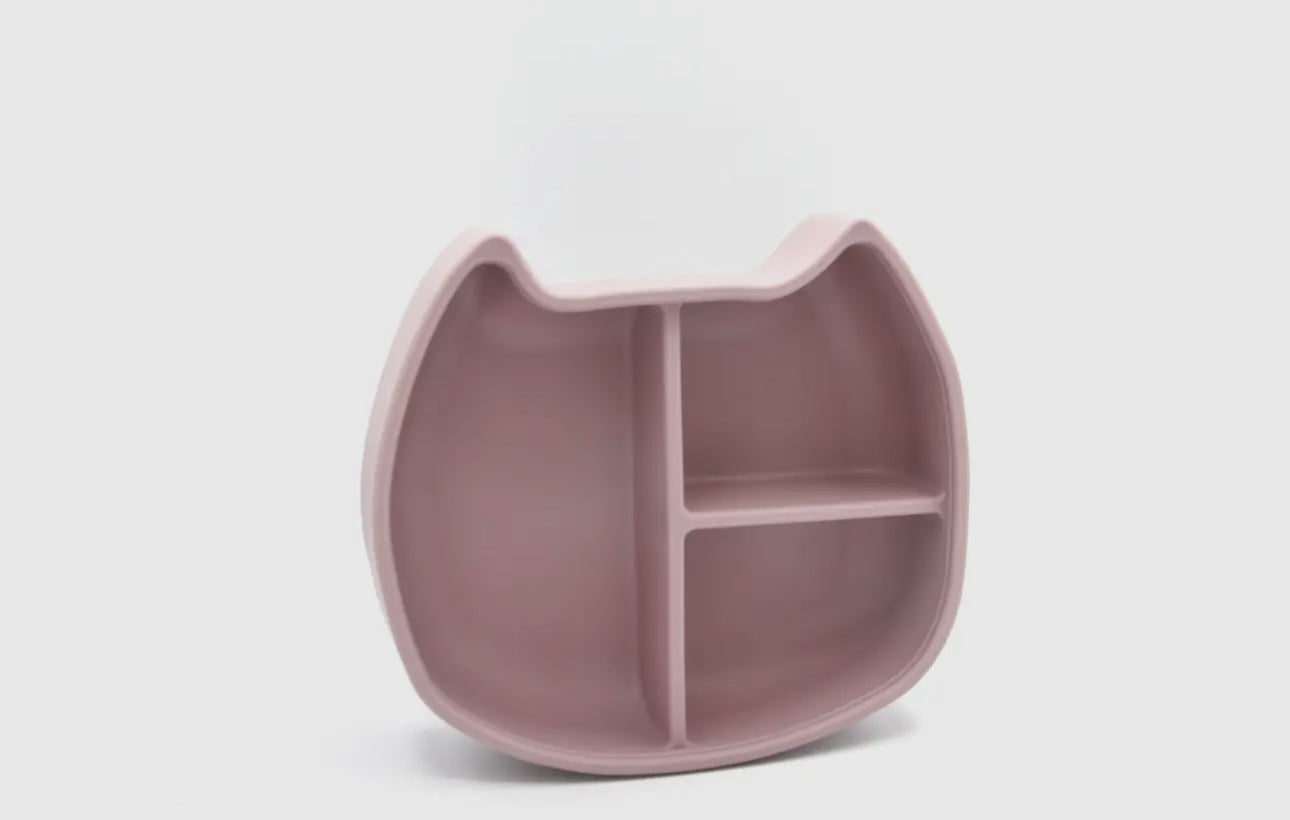 Lunchbox aus hochwertigem BPA-freiem Material, Motiv: Katze Altrosa