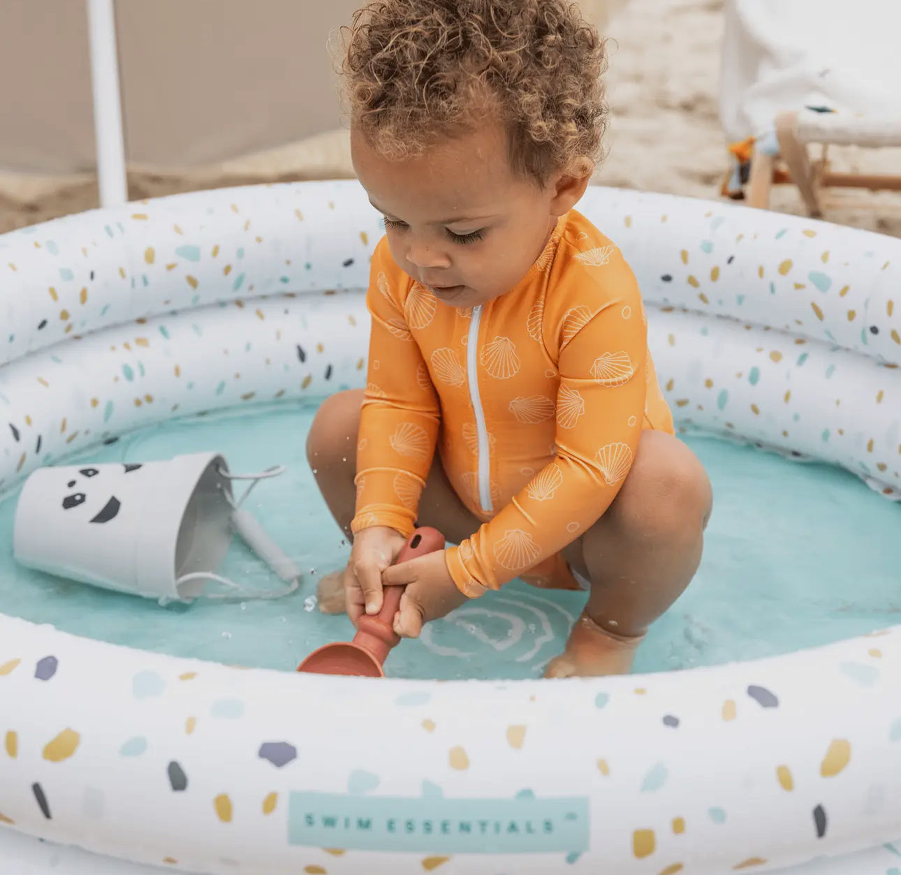 Baby- und Kinderbecken ø100cm | Farbe: Terrazzo