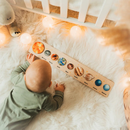 Planeten-Puzzle für kleine Astronauten, Style 2 | handmade, Montessorie