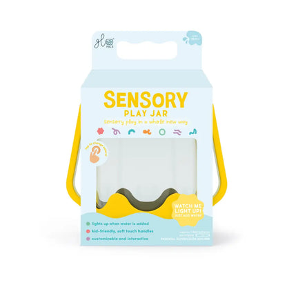 Glo Pal Sensorik-Spielglas | FARBE: Gelb