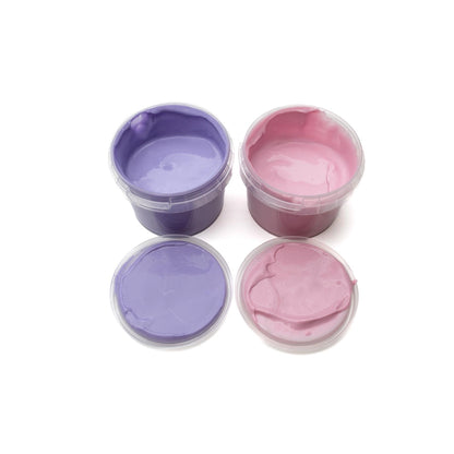 Bio-Fingerfarben vegan 2er Set "Nori" pink/violett