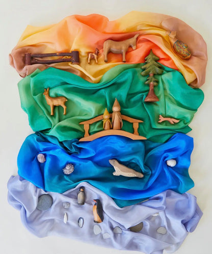 Mini Earth Playsilks - Farbe: Wüste