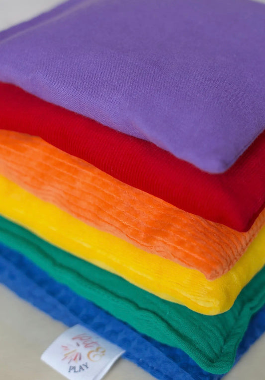Sensorische Kirchkernsäckchen Regenbogen