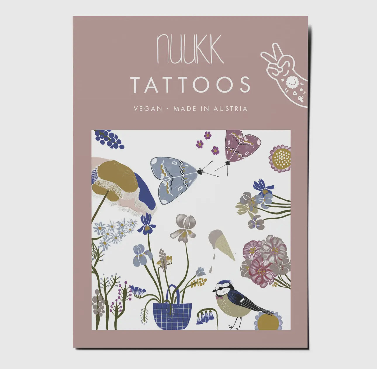 Bio Tattoo: Blumenstrauß