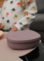 Lunchbox aus hochwertigem BPA-freiem Material, Motiv: Katze Altrosa