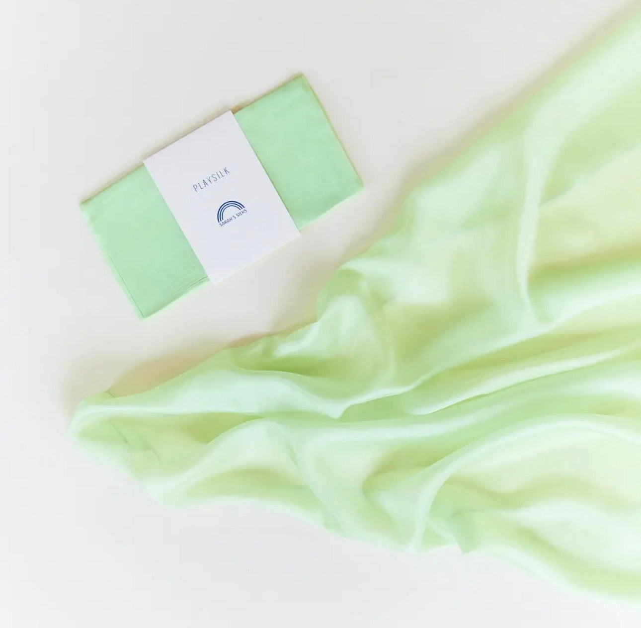 Große unifarbende Playsilks, Farbe: Limette