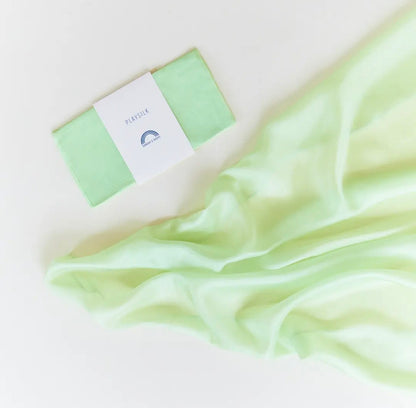 Große unifarbende Playsilks, Farbe: Limette