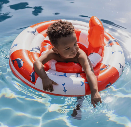 Schwimmring 0-1 Jahre | Farbe: weis/rot