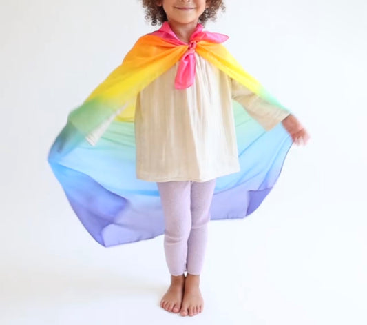 Große verzauberte Playsilks, Farbe: Regenbogen