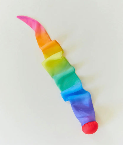 Skytails, Gummiball mit Seidenschweif