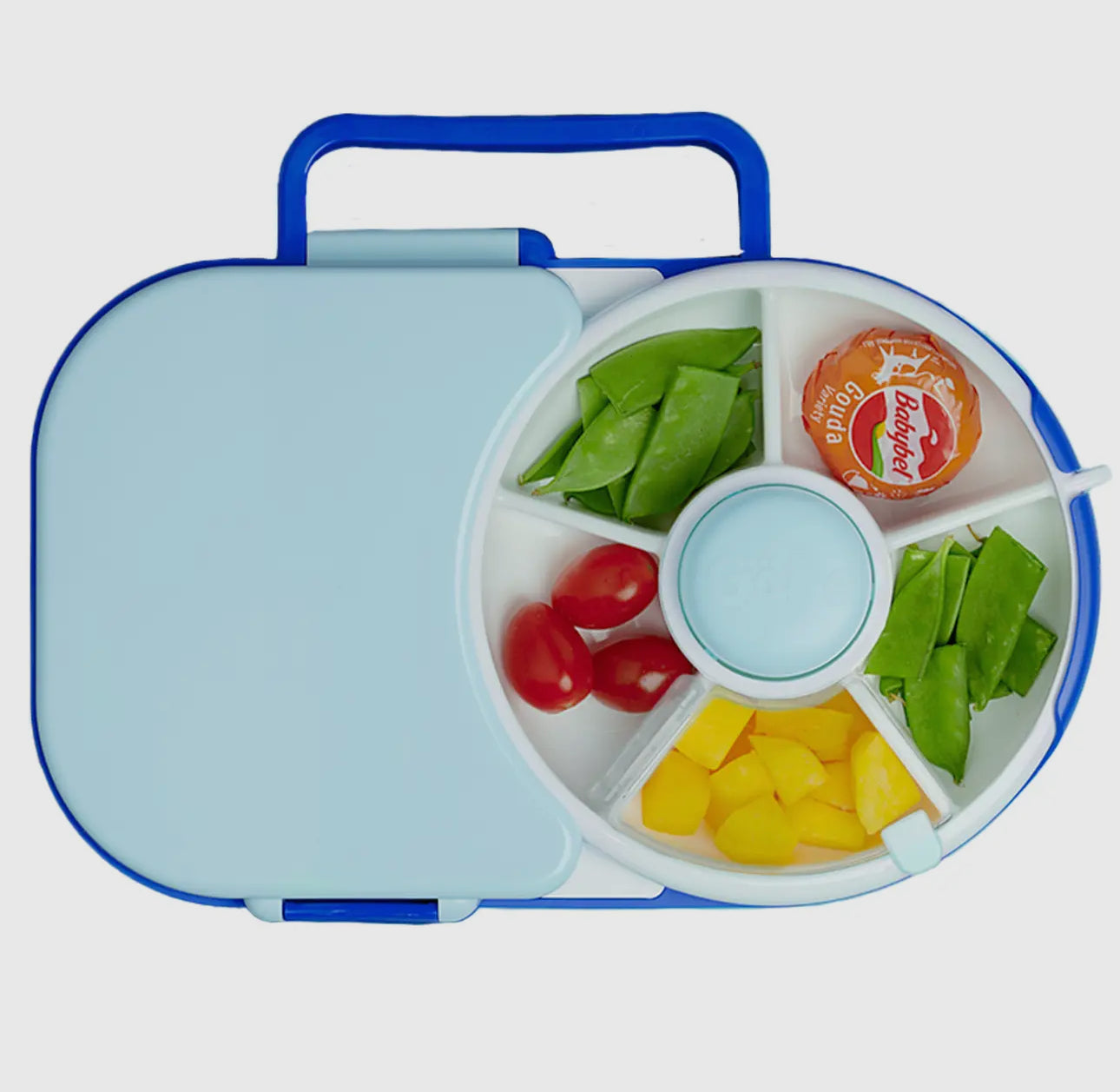 GöBe Lunchbox, Snack-Spinner | Farbe: Blueberry blue