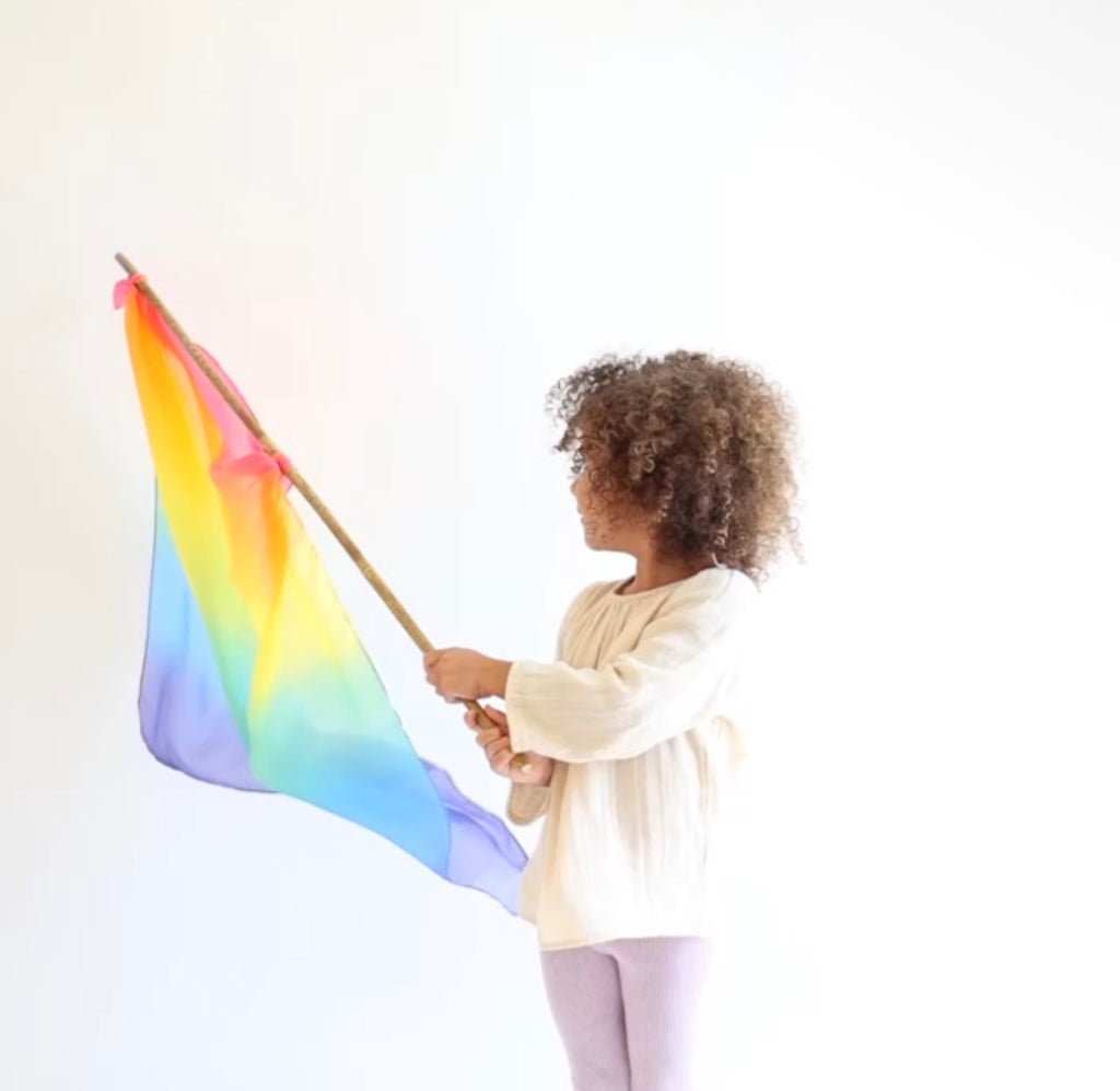 Große verzauberte Playsilks, Farbe: Regenbogen