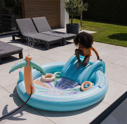 Spielbecken mit Rutsche & Sprinkler