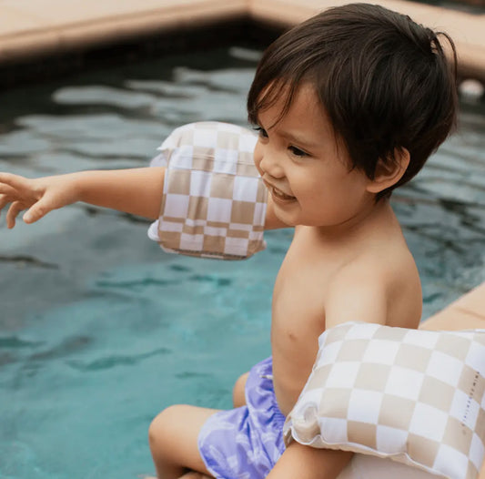 Schwimmflügel 2-6 Jahre | Farbe: Checkmate Beige