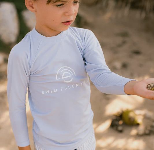 UV-Langarm Schwimmshirt | Farbe: Hellblau