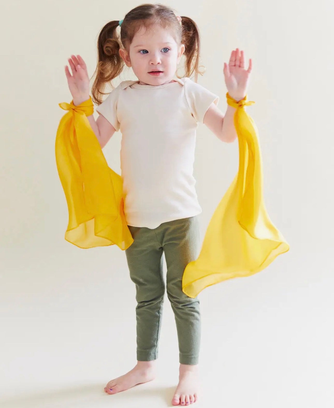 Mini unifarbende Playsilks, Farbe: Gelb