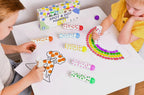 Punktmarker für Kinder, Regenbogenfarben, 8 Stück