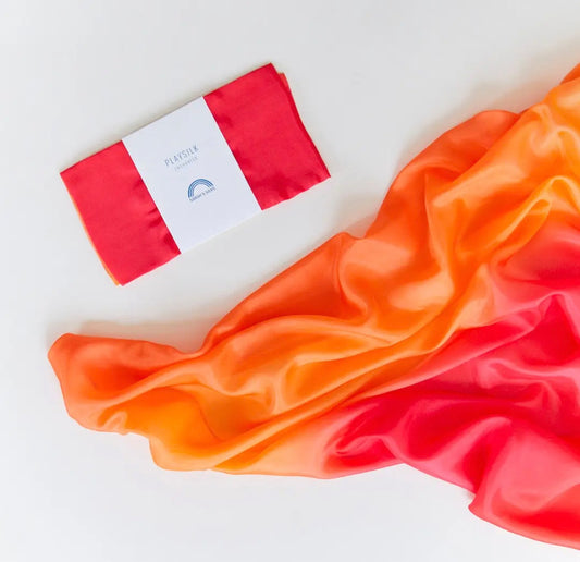 Große verzauberte Playsilks, Farbe: Feuer