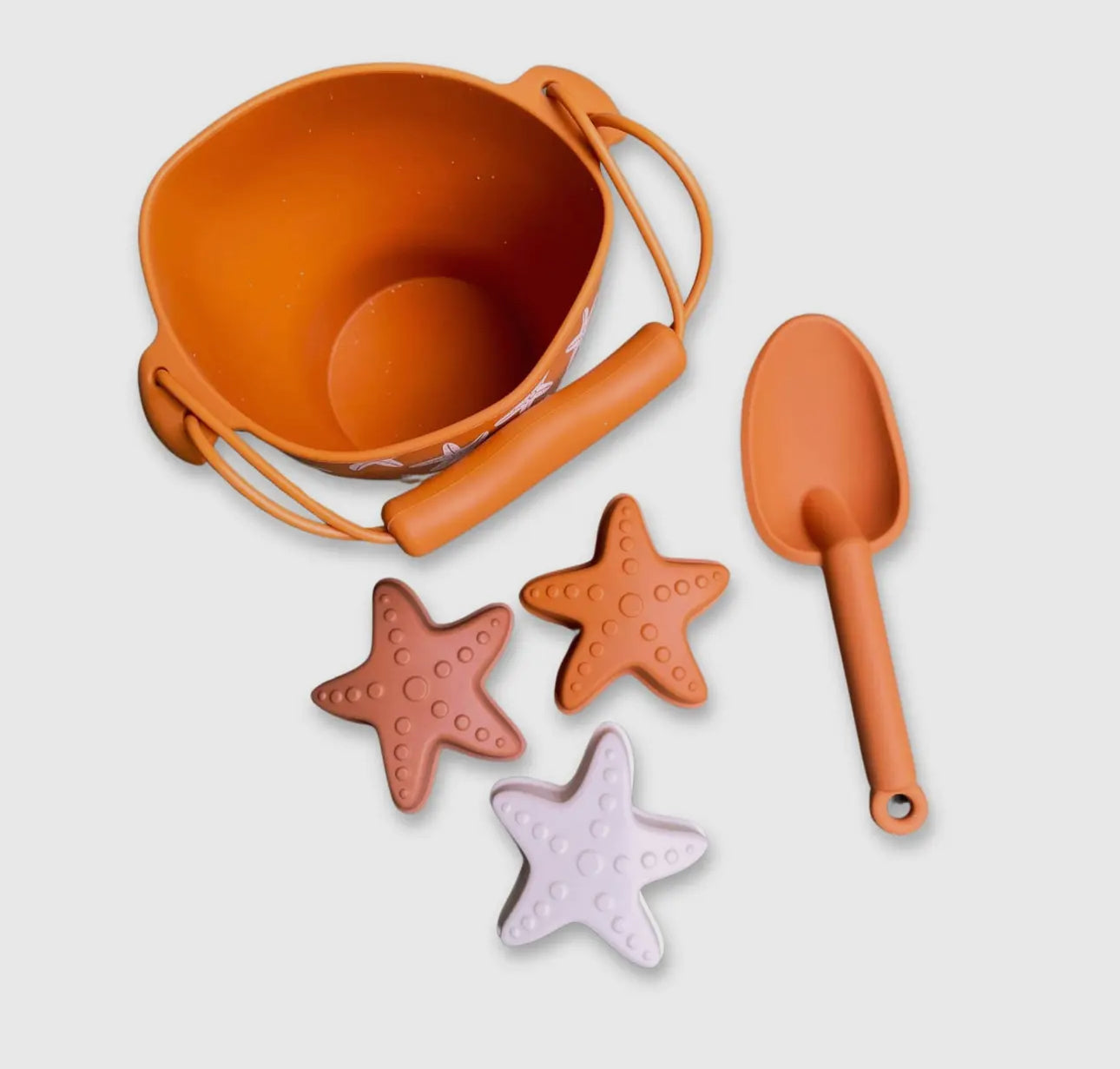 Strandspieleimer aus weichem BPA freiem Silikon | Farbe: Seestar