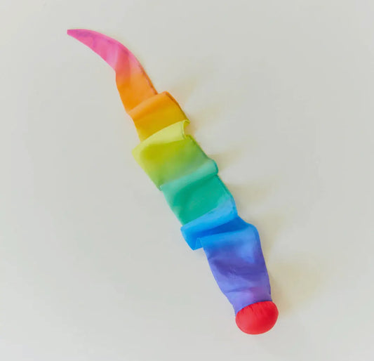 Regenbogenkomet aus Seide | Farbe: Regenbogen
