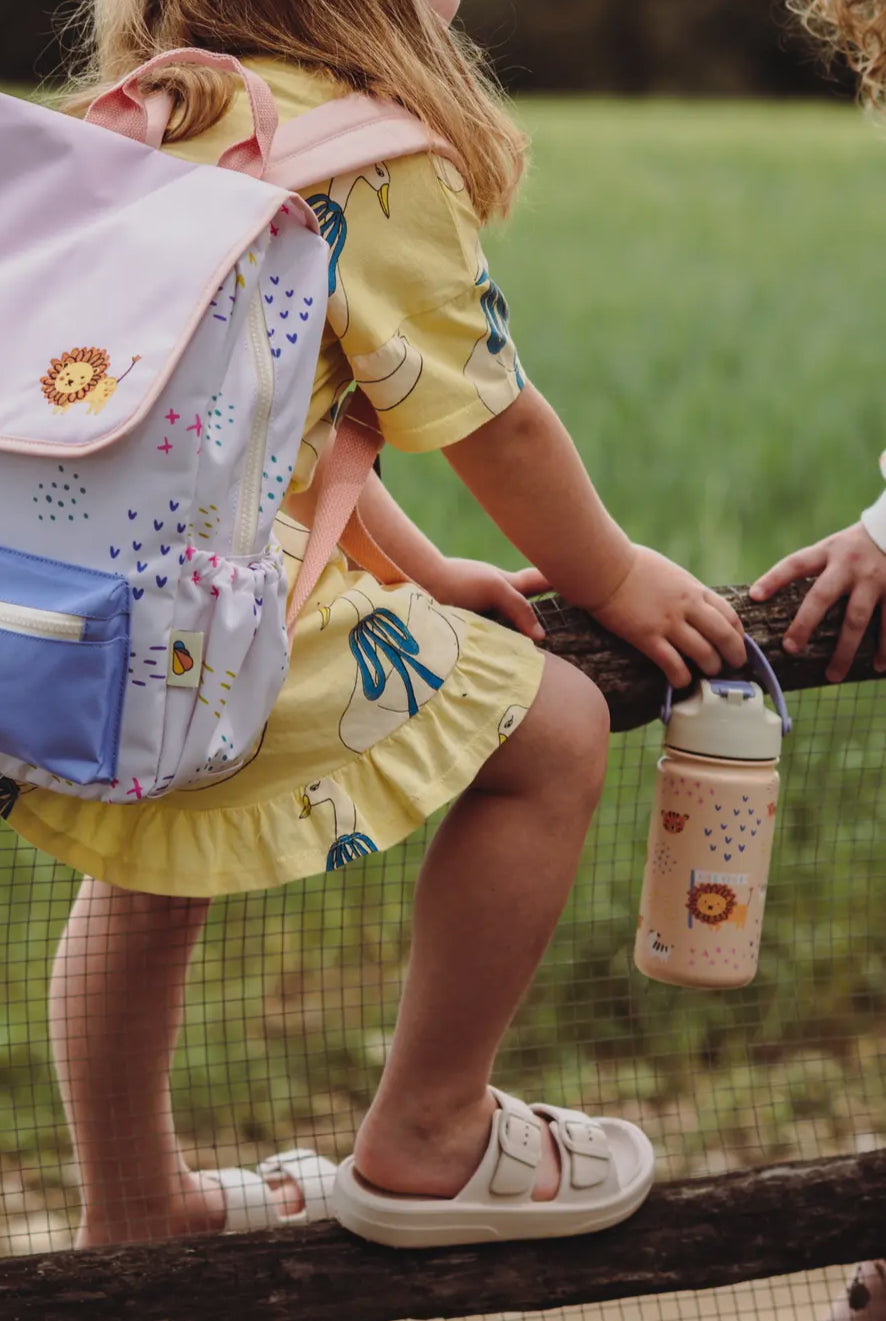 Isolierte Kinderflasche aus Edelstahl Wild Child