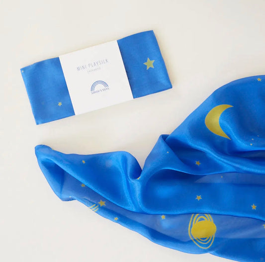 Mini verzauberte Playsilks, Farbe: Sternennacht