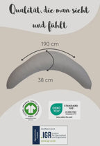 Stillkissen Musselin | Farbe: Taupe