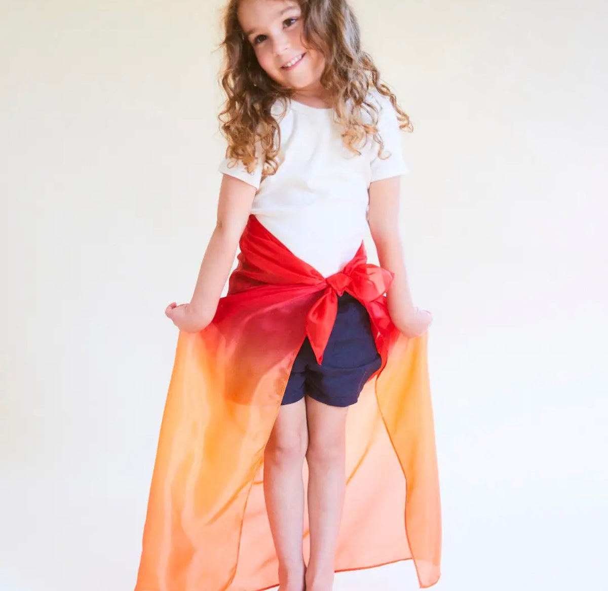 Große verzauberte Playsilks, Farbe: Feuer