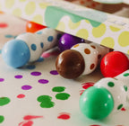 Punktmarker für Kinder, Regenbogenfarben, 8 Stück