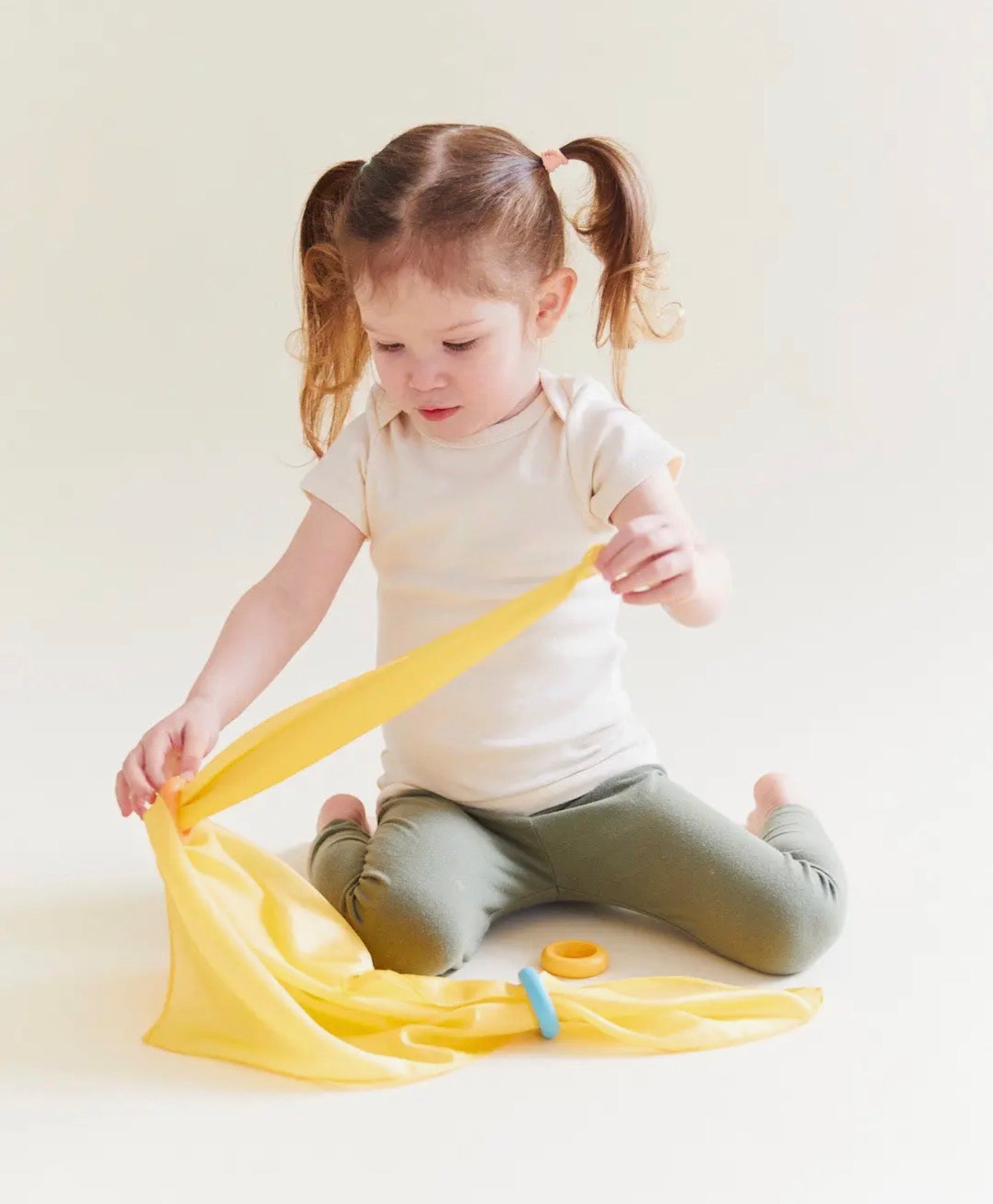 Mini unifarbende Playsilks, Farbe: Gelb