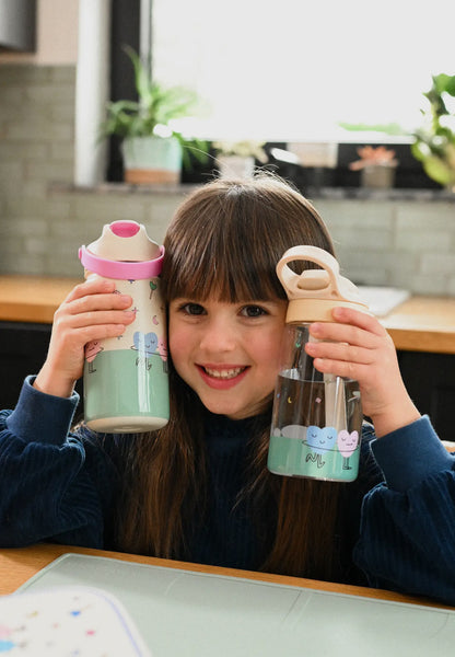Trinkflasche, BPA-frei, Motiv: Herz