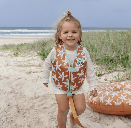 Schwimmweste 3-6 Jahre | Farbe: Seestar Orange