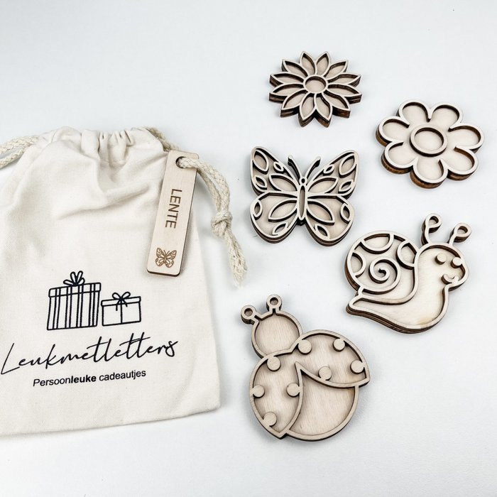 Kleine Abfüllschalen - Frühling, Montessori, Handmade